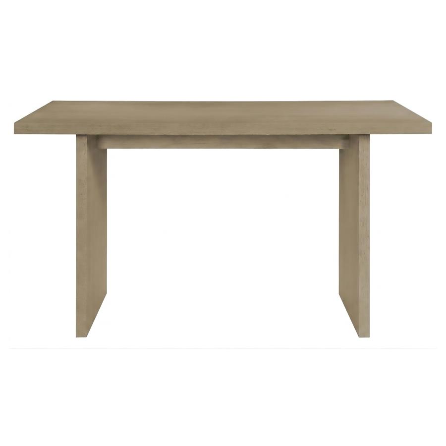 Decker 7-piece 70-inch Rectangular Counter Height Dining Set Cream and Natural Oak
