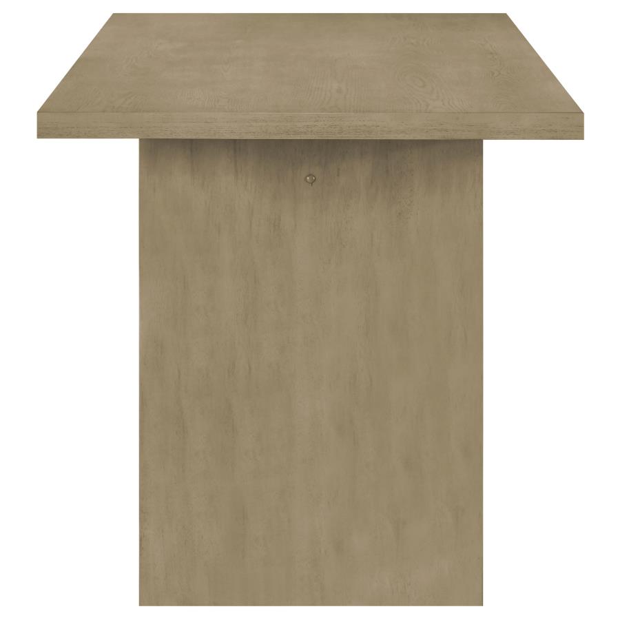 Decker 7-piece 70-inch Rectangular Counter Height Dining Set Grey and Natural Oak
