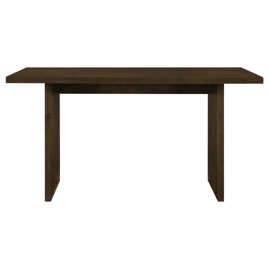 Decker 7-piece 70-inch Rectangular Counter Height Dining Set Cream and Walnut