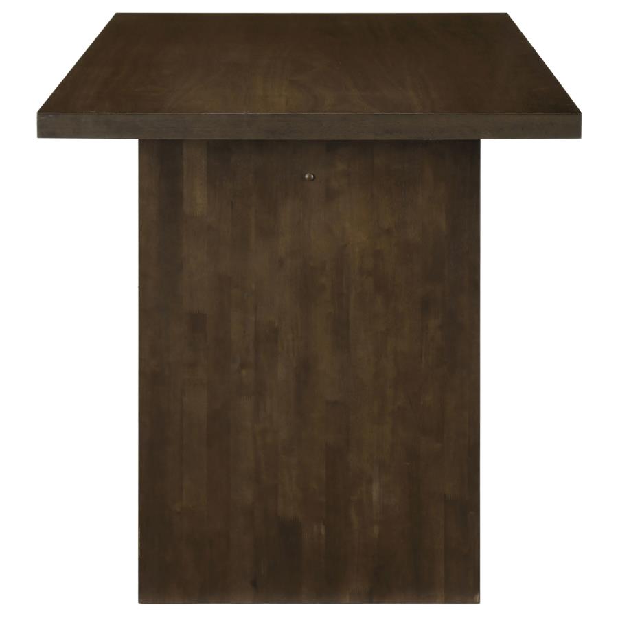 Decker 7-piece 70-inch Rectangular Counter Height Dining Set Cream and Walnut