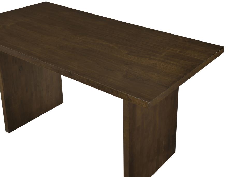 Decker 7-piece 70-inch Rectangular Counter Height Dining Set Grey and Walnut