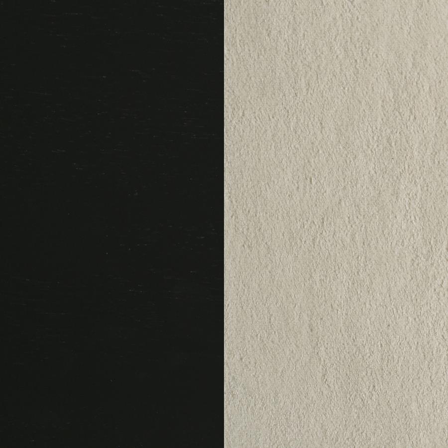 Redbridge Velvet Upholstered Counter Chair Cream and Black (Set of 2)