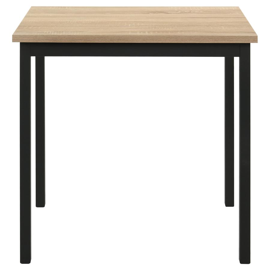 Garza 5-piece Space Saving Rectangular Dining Table Greige Oak