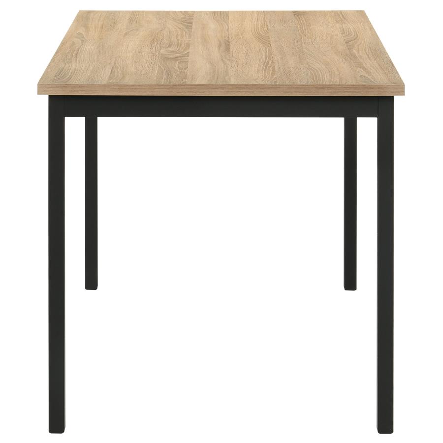 Garza Rectangular 47-inch Dining Table Greige Oak