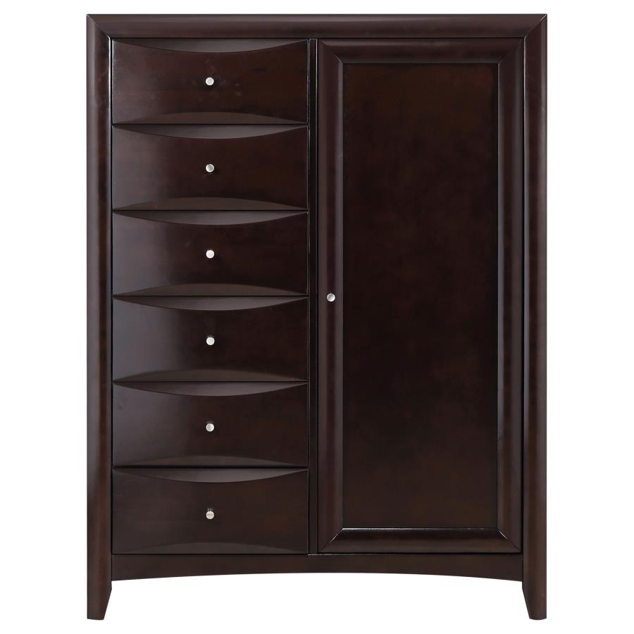 (image for) Phoenix 8-drawer Bedroom Chest Cappuccino