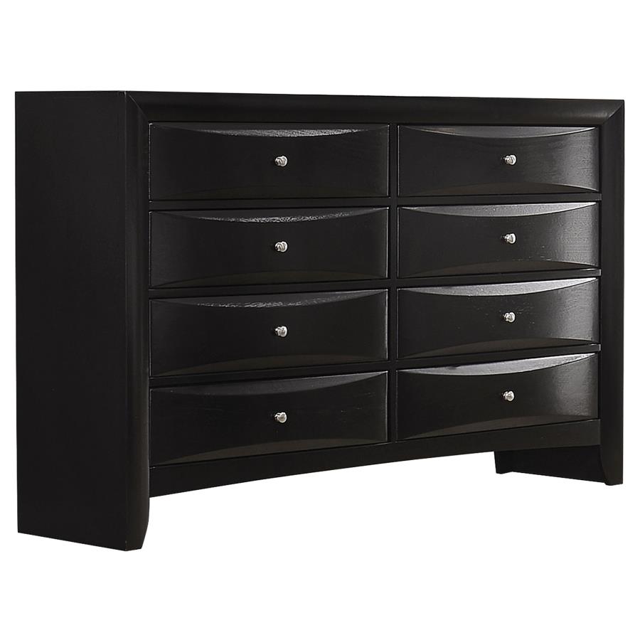 (image for) Briana 8-drawer Dresser Black