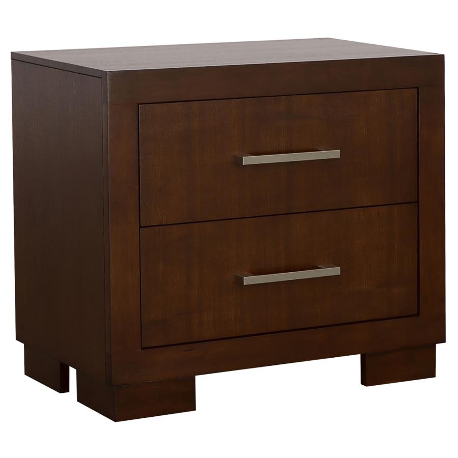 (image for) Jessica 2-drawer Nightstand Cappuccino