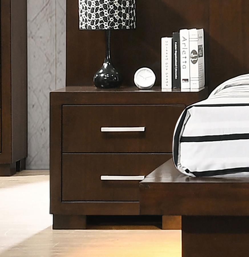 (image for) Jessica 2-drawer Nightstand Cappuccino