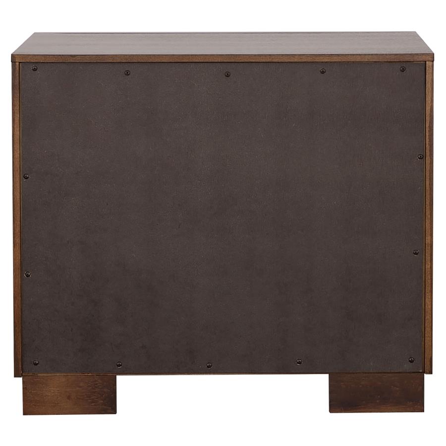 (image for) Jessica 2-drawer Nightstand Cappuccino