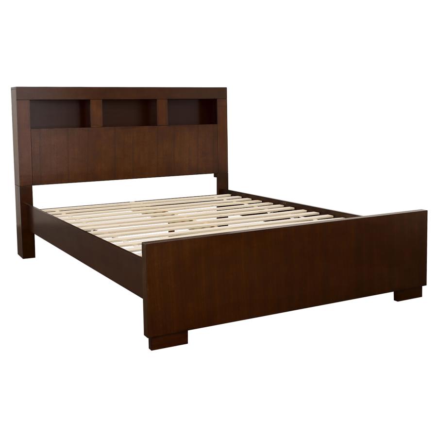 (image for) Jessica 4-piece Eastern King Bedroom Set Cappuccino