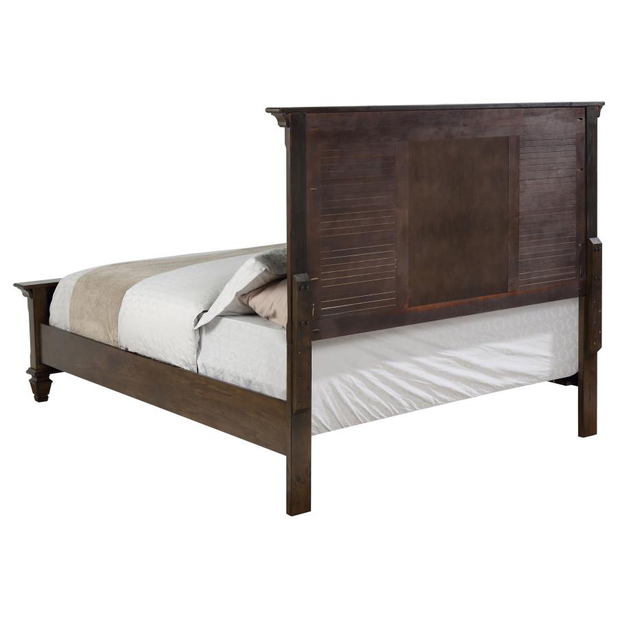 (image for) Franco 4-piece California King Bedroom Set Burnished Oak