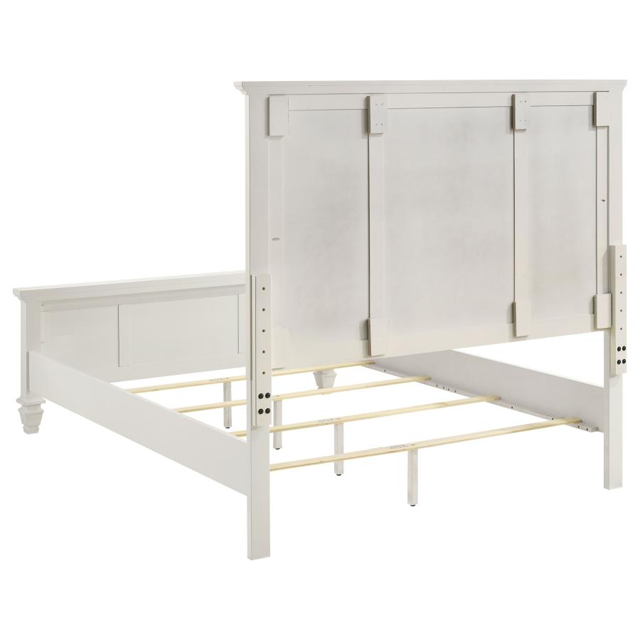 (image for) Sandy Beach 5-piece Eastern King Bedroom Set Cream White