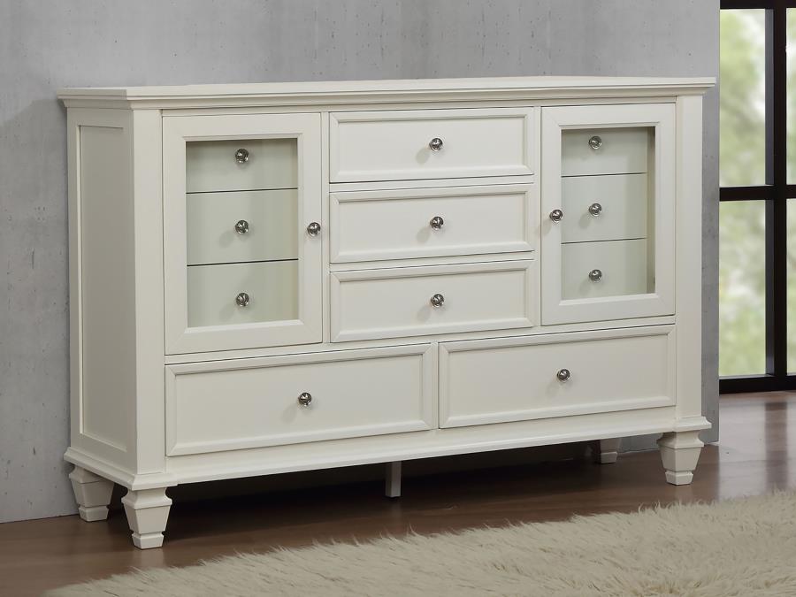 (image for) Sandy Beach 11-drawer Dresser Cream White