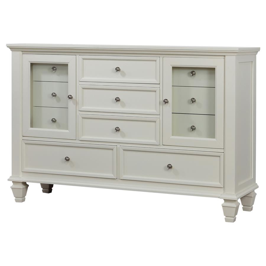 (image for) Sandy Beach 11-drawer Dresser Cream White