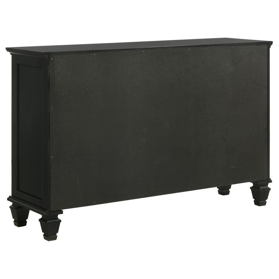 (image for) Sandy Beach 11-drawer Dresser Black