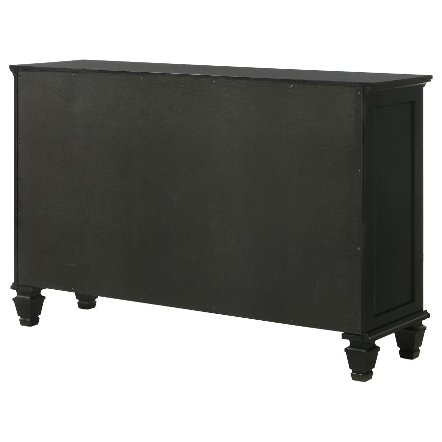 (image for) Sandy Beach 11-drawer Dresser Black