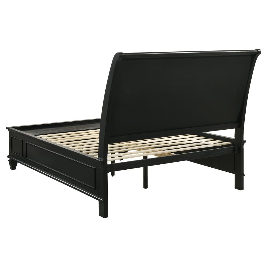 (image for) Sandy Beach 4-piece California King Bedroom Set Black