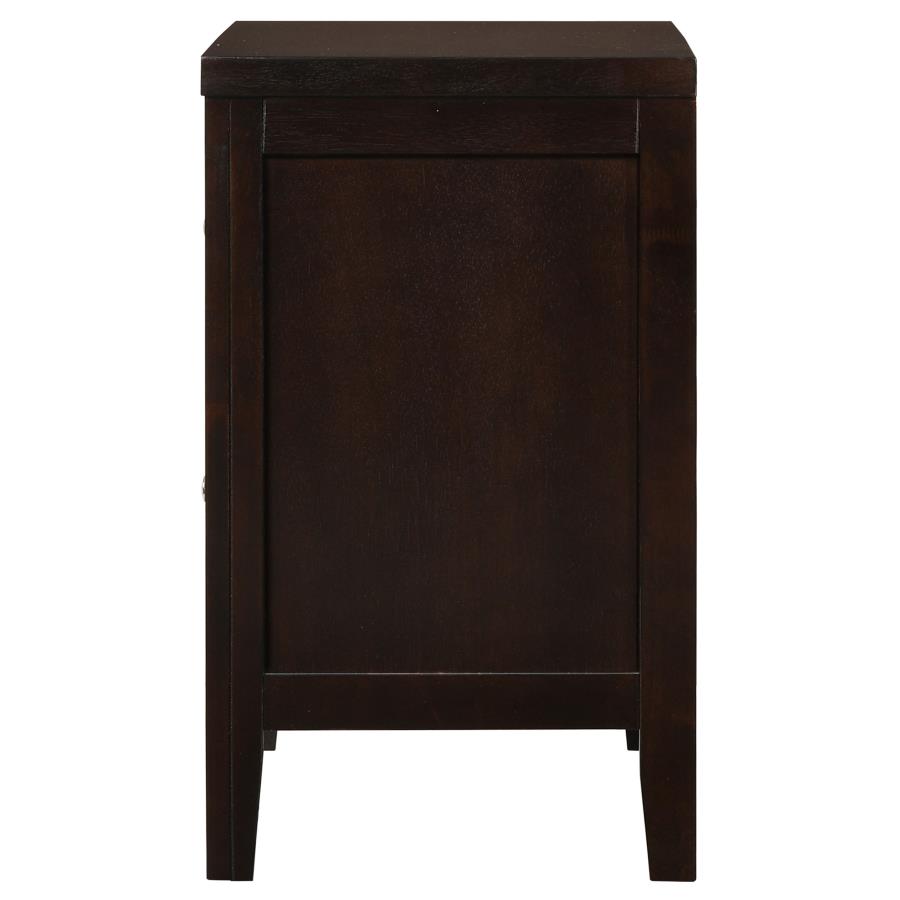 (image for) Carlton 2-drawer Nightstand Cappuccino