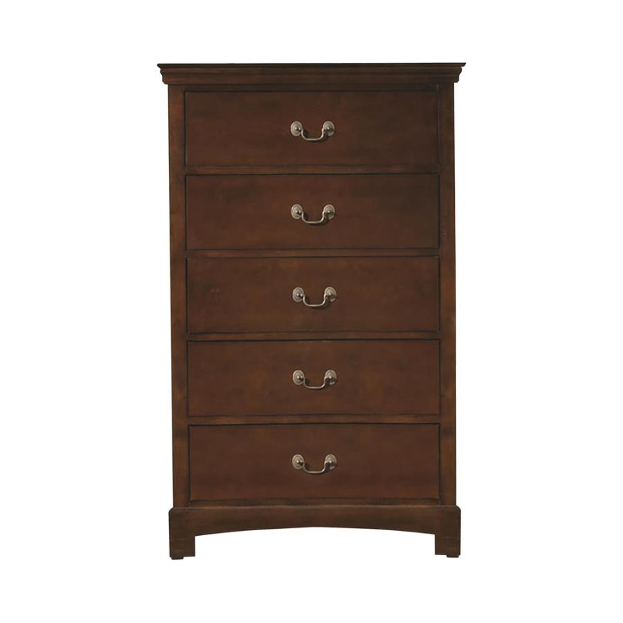 (image for) Tatiana 5-drawer Bedroom Chest Warm Brown - Click Image to Close