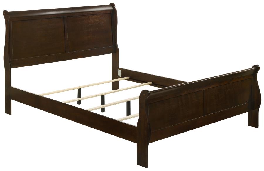 (image for) Louis Philippe 5-piece Eastern King Bedroom Set Cappuccino