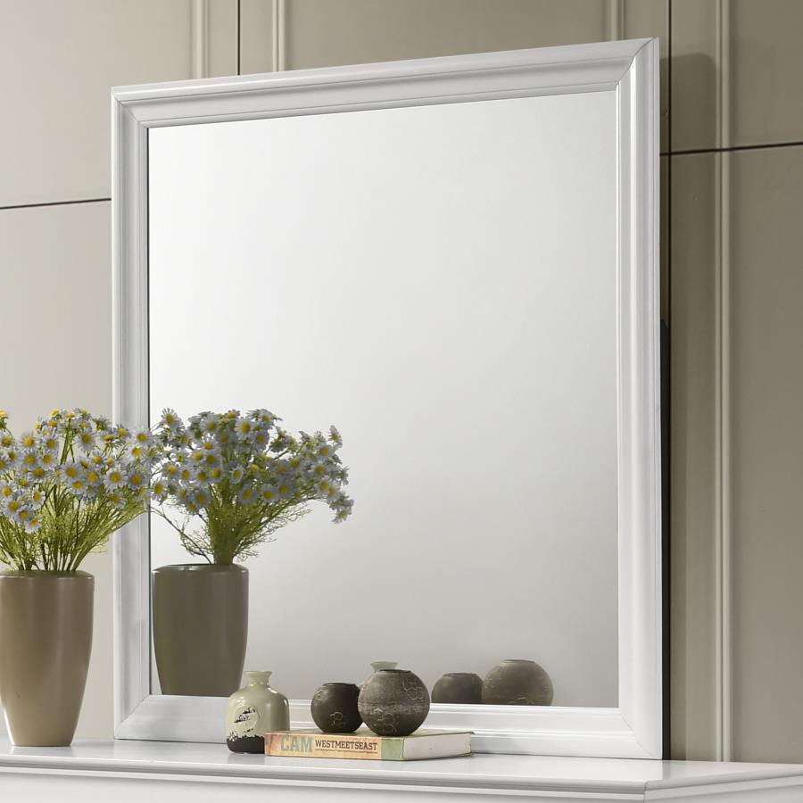 (image for) Louis Philippe Dresser Mirror White