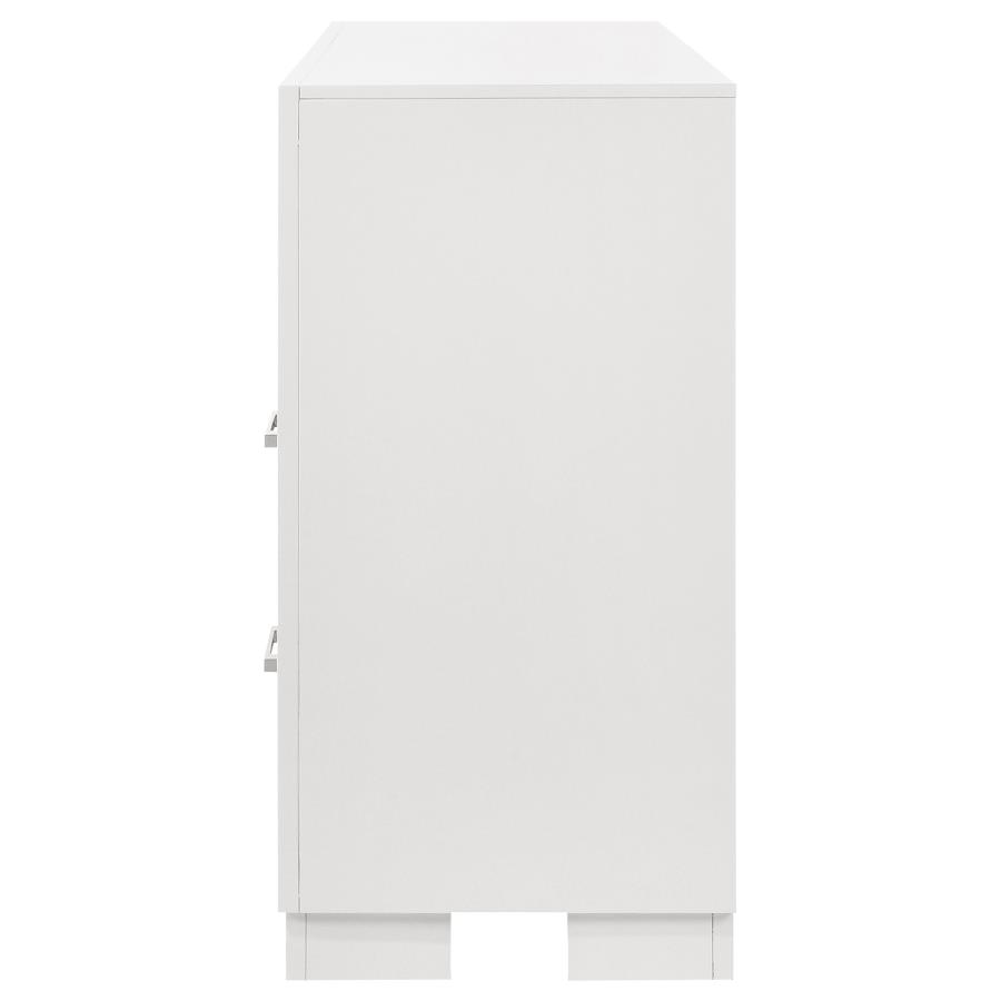 (image for) Jessica 6-drawer Dresser Cream White