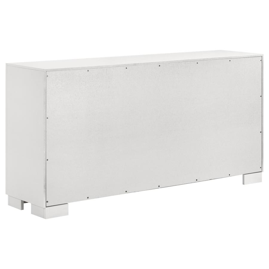 (image for) Jessica 6-drawer Dresser Cream White