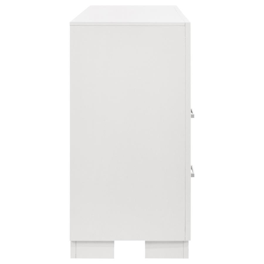 (image for) Jessica 6-drawer Dresser Cream White