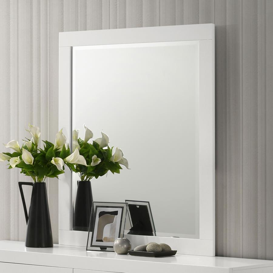 (image for) Jessica Dresser Mirror Cream White