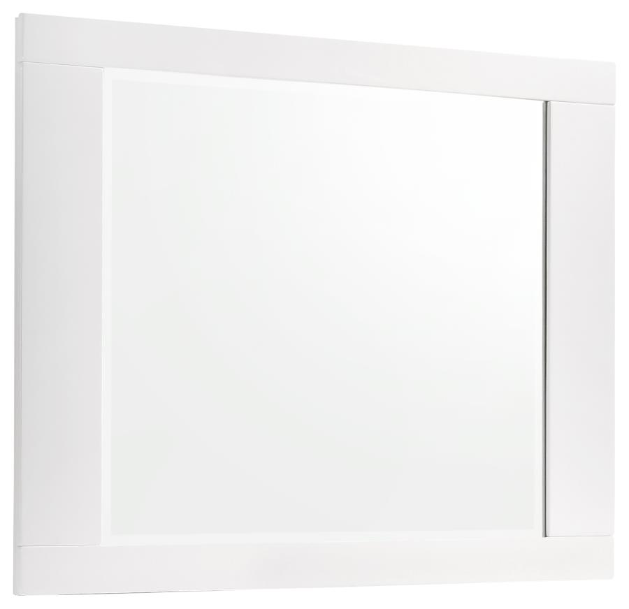 (image for) Felicity Dresser Mirror White High Gloss - Click Image to Close