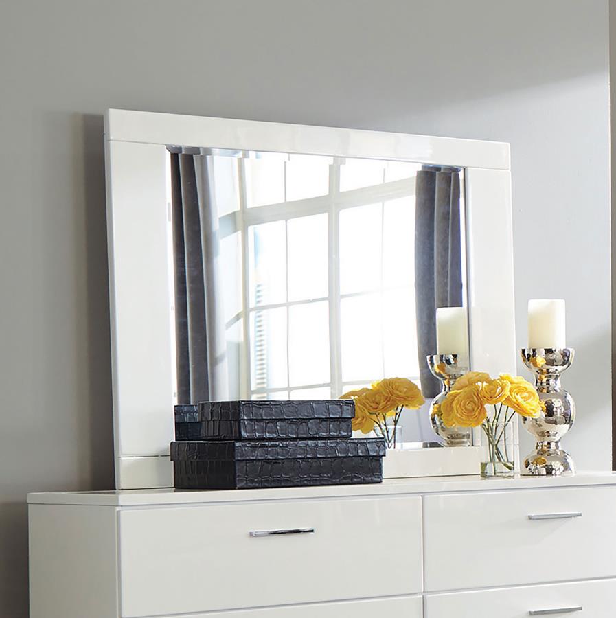 (image for) Felicity Dresser Mirror White High Gloss