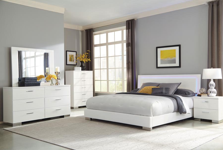 Modal Additional Images for Felicity Dresser Mirror White High Gloss