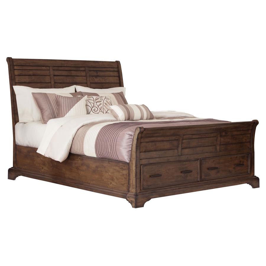 (image for) Elk Grove 4-piece Eastern King Bedroom Set Vintage Bourbon