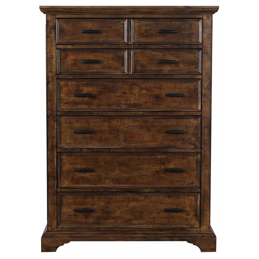 (image for) Elk Grove 7-drawer Bedroom Chest Vintage Bourbon