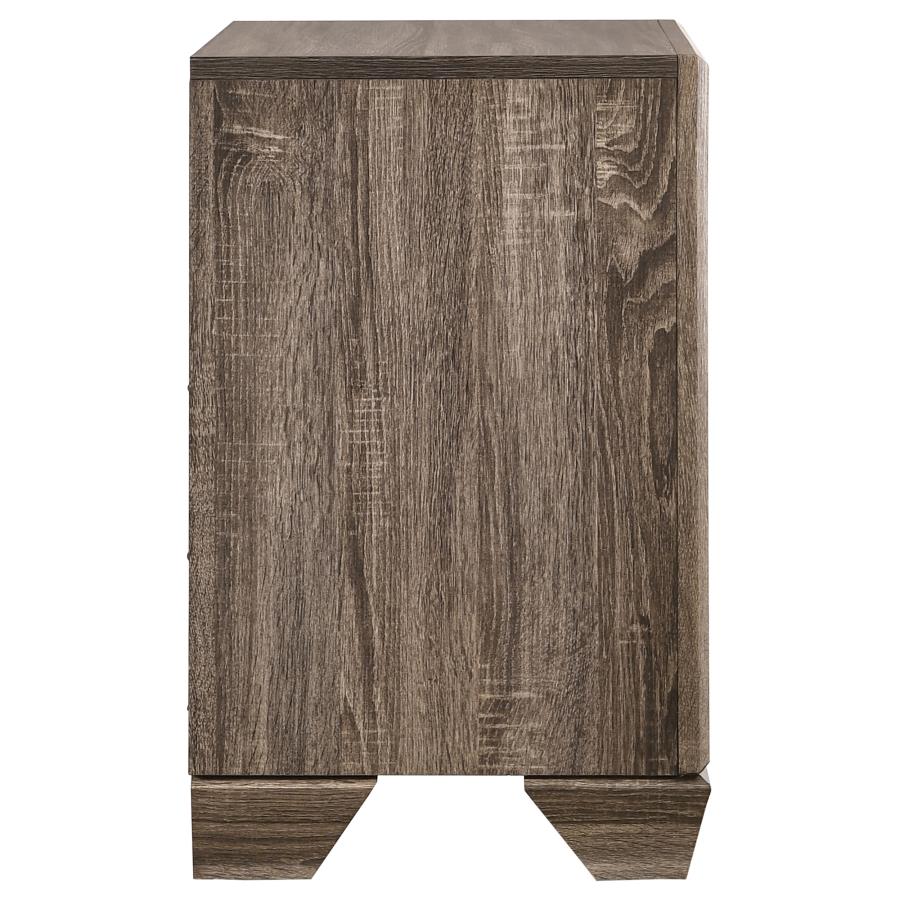 (image for) Kauffman 2-drawer Nightstand Washed Taupe