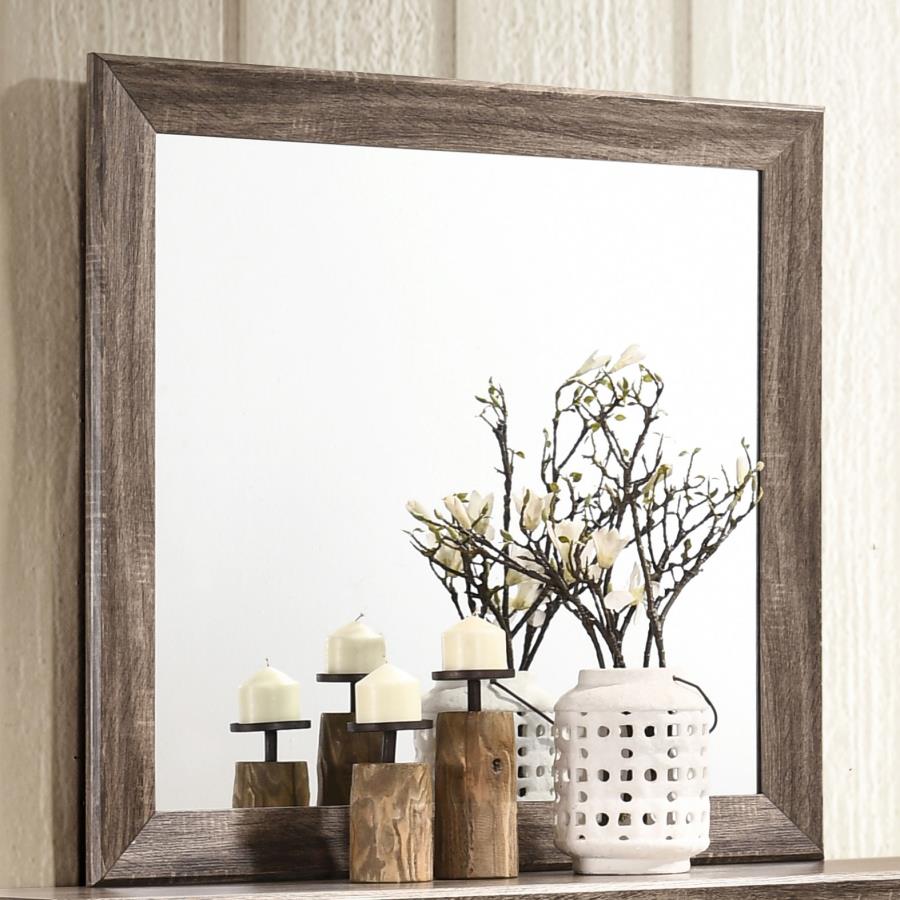 (image for) Kauffman Dresser Mirror Washed Taupe