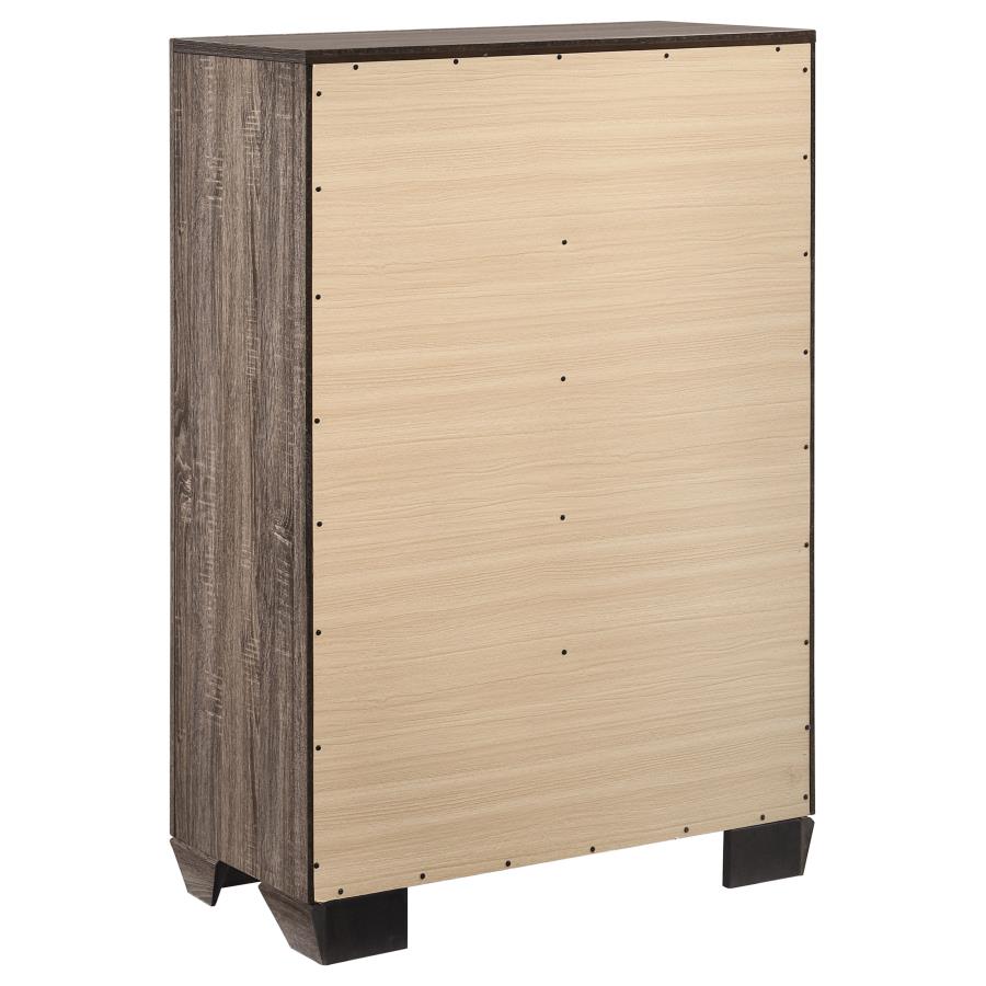 (image for) Kauffman 5-drawer Bedroom Chest Washed Taupe