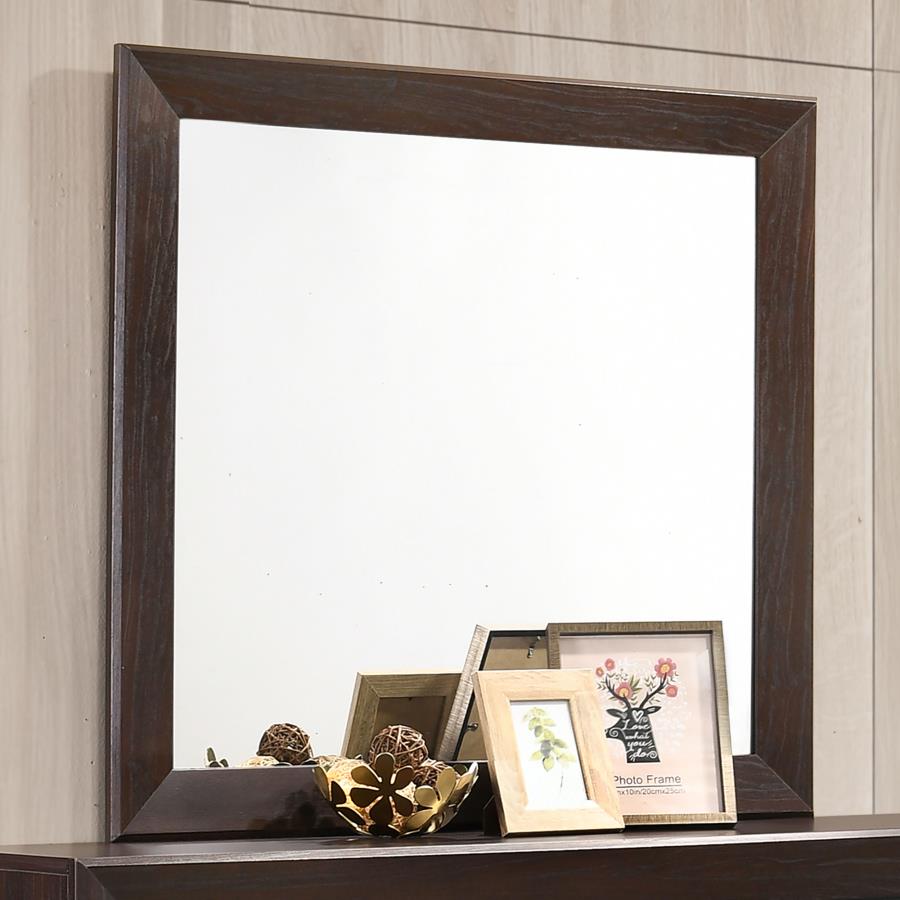 (image for) Kauffman Dresser Mirror Dark Cocoa