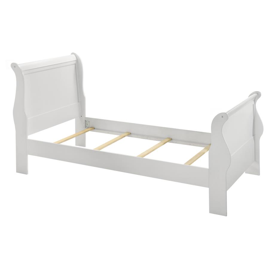 (image for) Louis Philippe 4-piece Twin Bedroom Set White