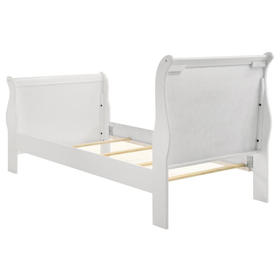 (image for) Louis Philippe 4-piece Twin Bedroom Set White