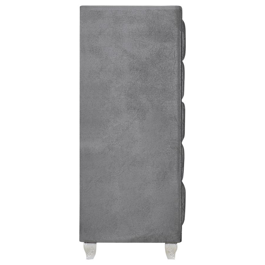 (image for) Deanna 5-drawer Bedroom Chest Grey