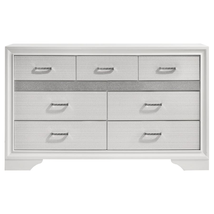 (image for) Miranda 7-drawer Dresser White