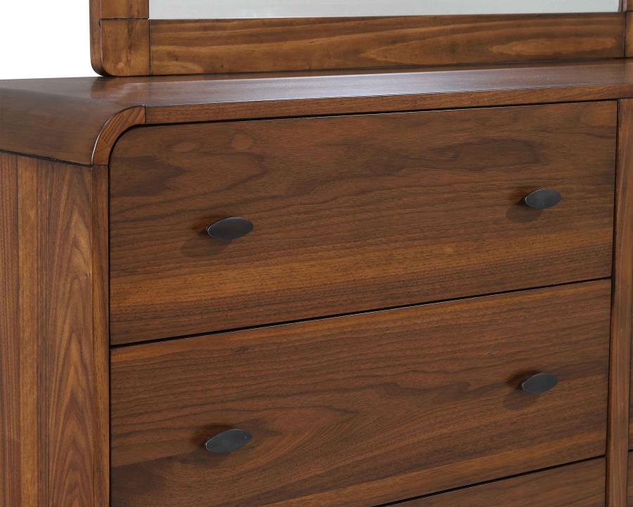 (image for) Robyn 6-drawer Dresser Dark Walnut