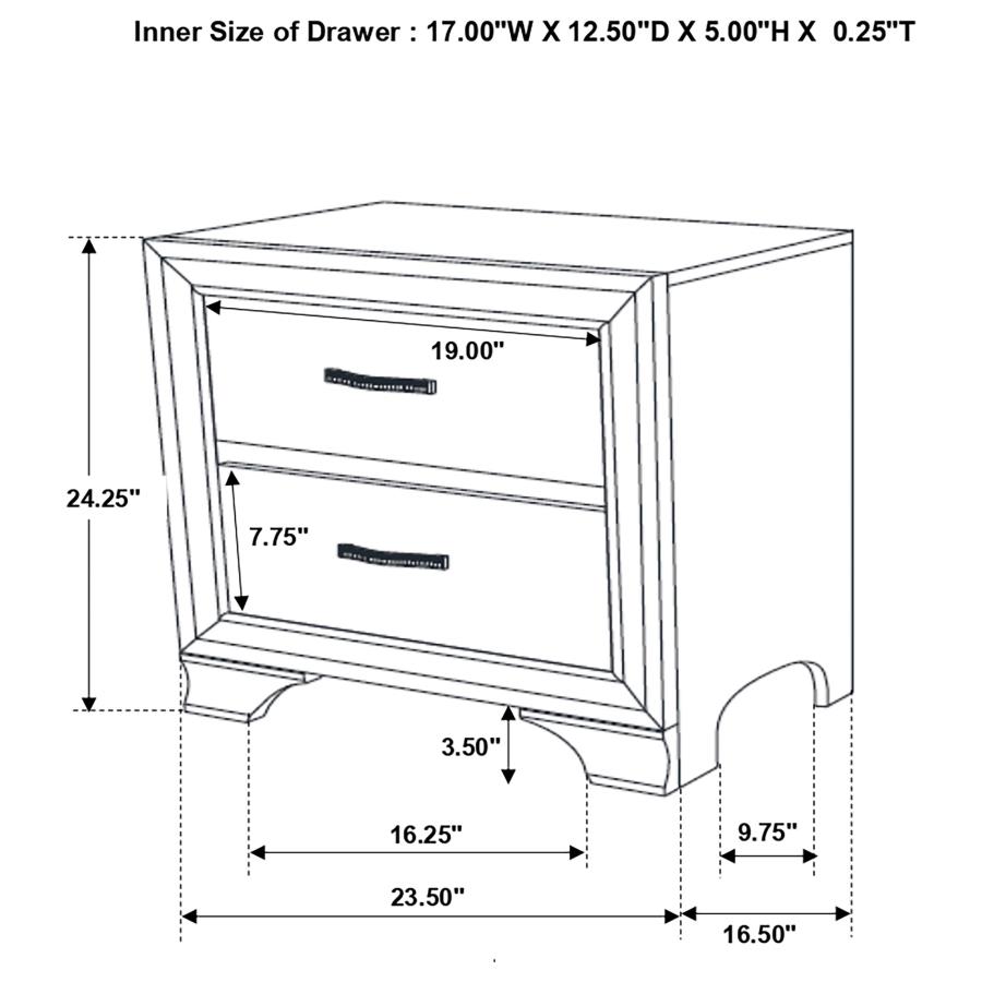 (image for) Beaumont 5-piece Queen Bedroom Set Champagne