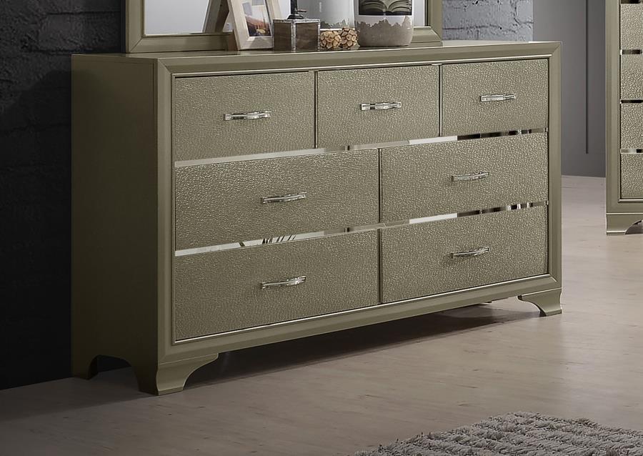 (image for) Beaumont 7-drawer Dresser Champagne