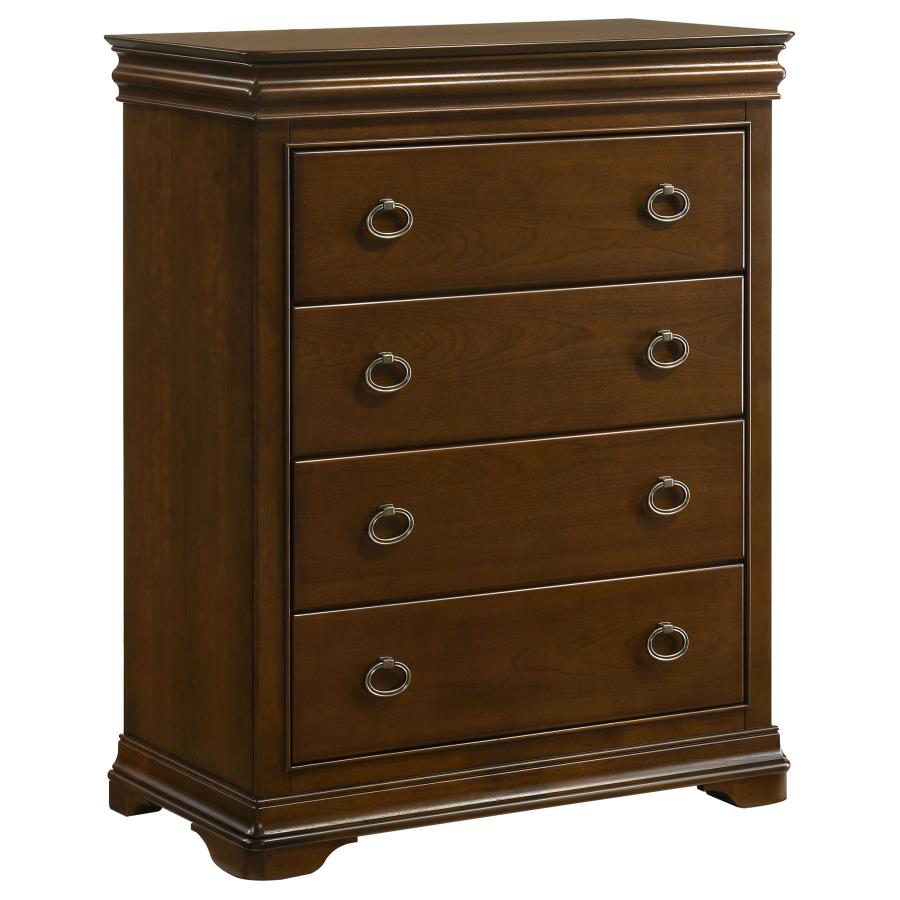 Garland 5-piece Eastern King Bedroom Set Brown Cherry