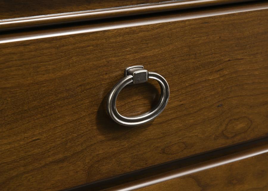 Garland 2-drawer Nightstand Bedside Table Brown Cherry