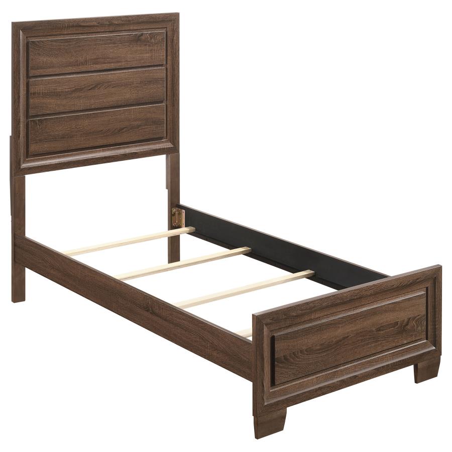 (image for) Brandon 5-piece Twin Bedroom Set Warm Brown