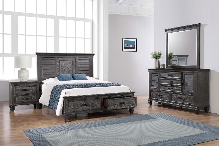 (image for) Franco 4-piece Eastern King Bedroom Set Weathered Sage - Click Image to Close