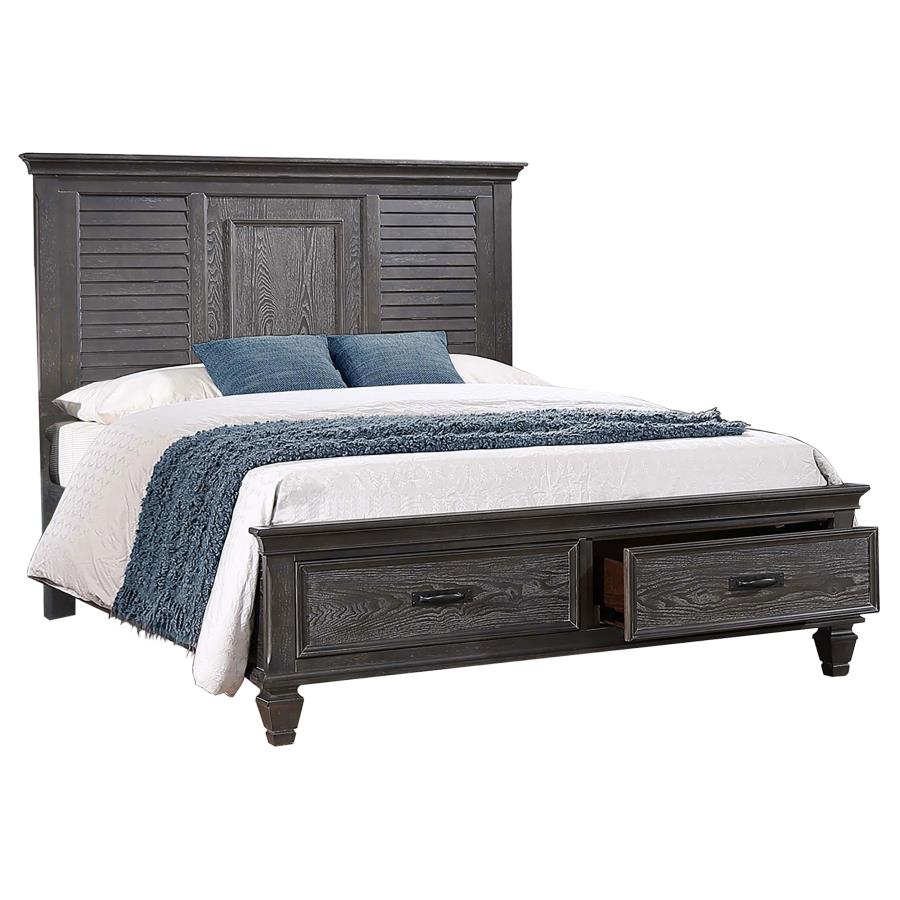 (image for) Franco 4-piece Eastern King Bedroom Set Weathered Sage